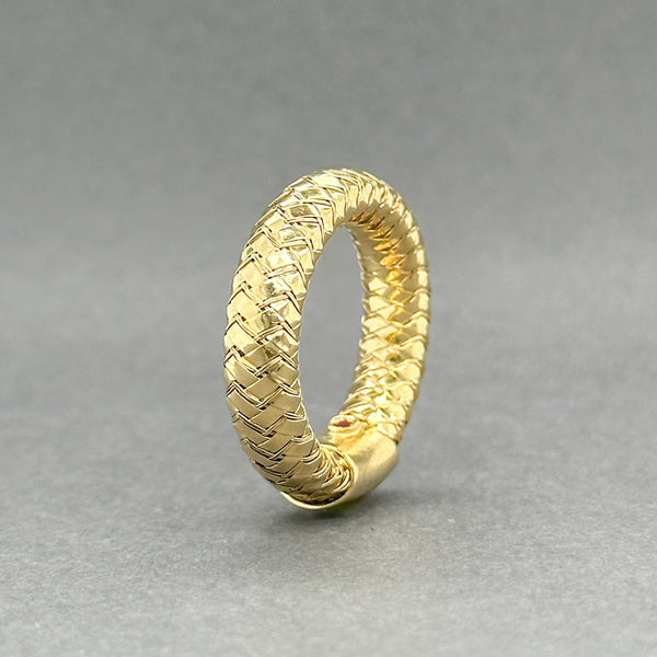 Estate Roberto Coin 18K Y Gold Primavera Flexi Ring