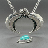 Estate SS Southwest Turquoise Convertible Necklace
