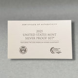 Estate 2025-S 0.999 Silver US Commemorative American Women Quarters Set PR CAM
