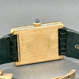 Estate Cartier 18K Y Gold Tank Louis Women’s Quartz Watch Ref#78086