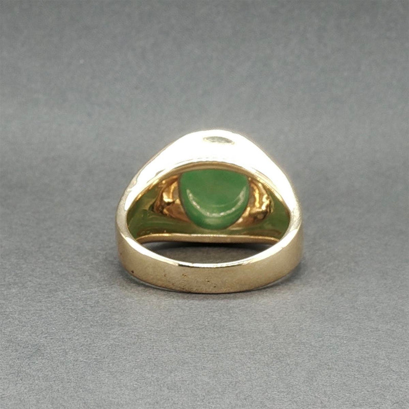 Estate 14K Y Gold 4.55ct Jadeite Ring