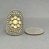 Estate John Hardy SS 18 Dot Saddle Ring