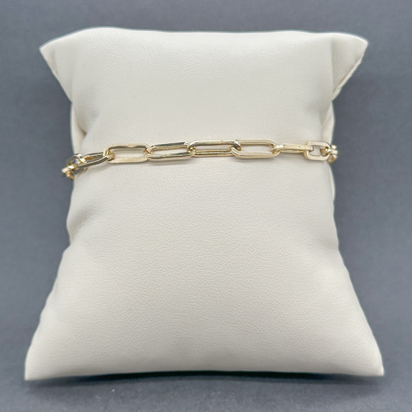 Estate 14K Y Gold 4.40mm Paperclip Link Bracelet