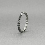 Estate 14K Black Rhodium 0.66ctw Black/SI2 Diamond Eternity Band
