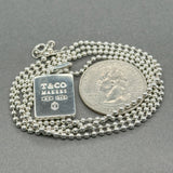 Estate Tiffany & Co. SS Makers Pendant