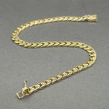 Estate 14K Y Gold 4.9mm Curblink Bracelet
