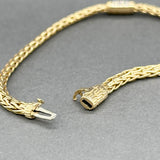 Estate John Hardy 18K Y Gold 0.13ctw Diamond Bracelet