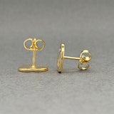Estate Tiffany & Co. 18K Y Gold Return To Tiffany Mini Stud Earrings