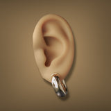 Estate 14K Y Gold 20.24mm Hoop Earrings