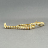 Estate 14K Y Gold 2.38ctw I-J/SI2-I1 Diamond Tennis Bracelet