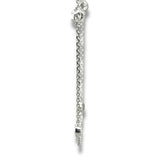 SS 2.00ctw  F-G/VS2 Lab Created Diamond By The Yard Necklace