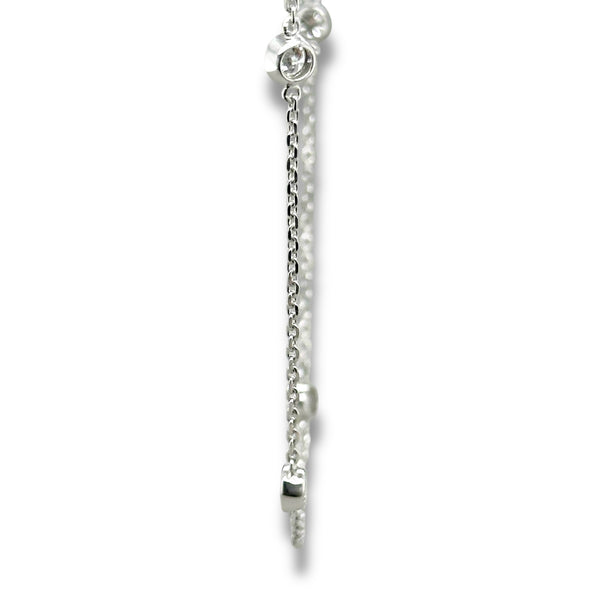SS 2.00ctw  F-G/VS2 Lab Created Diamond By The Yard Necklace