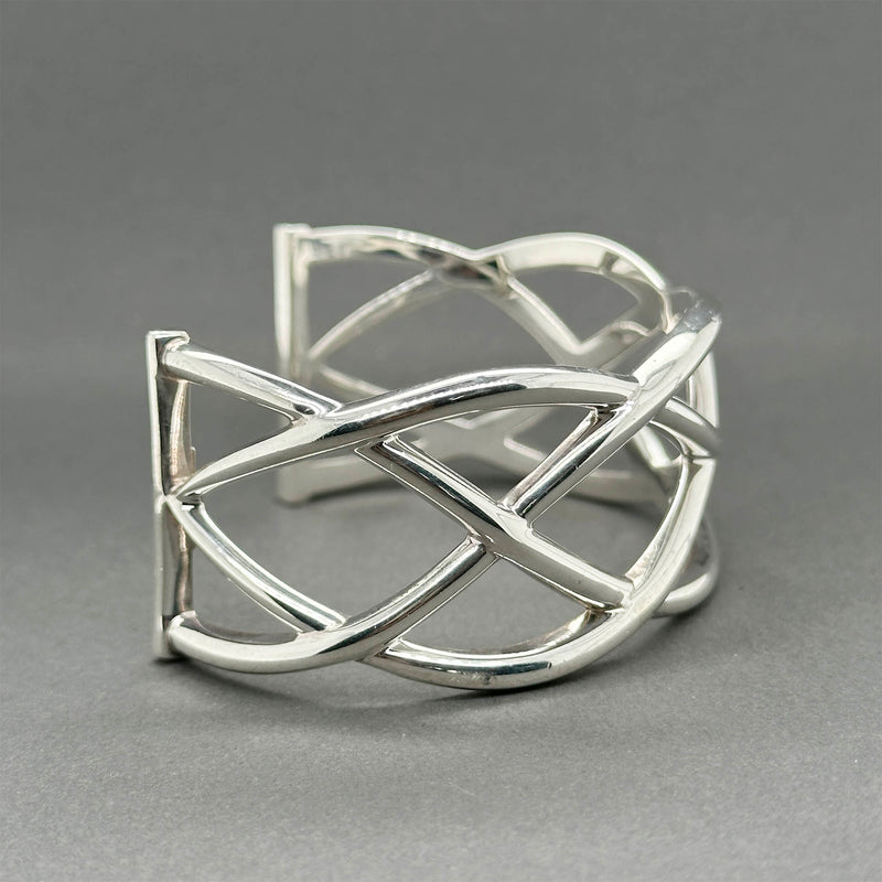 Estate Tiffany & Co. SS Celtic Knot Cuff Bracelet