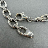 Estate 14K W Gold 0.40ctw I-J/SI2-I1 Diamond Cable Link Bracelet