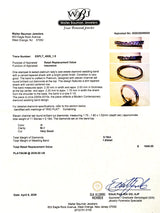 Estate Platinum 0.19ctw H/SI1 Diamond Anniversary Ring