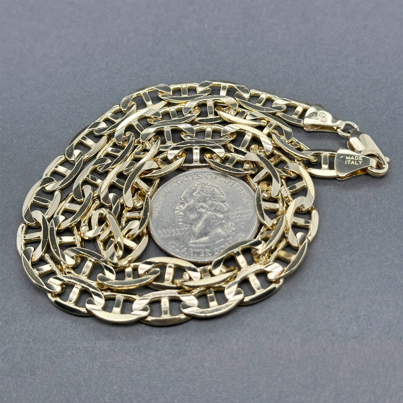 Estate 14K Y Gold 7.06mm 20” Anchor Link Chain