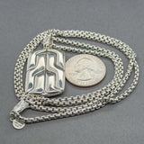 Estate John Hardy SS Naga Chain & Dog Tag Pendant