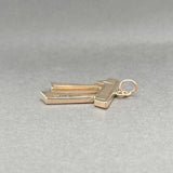Estate 14K Y Gold 30.6mm Chai Pendant