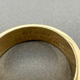 Estate Cartier 18K Y Gold Love Classic Ring