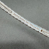 Estate Judith Ripka SS Cable Bangle Bracelet
