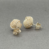 Estate Tiffany & Co. SS Knot Stud Earrings