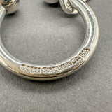 Estate Tiffany & Co. SS Oval Tag Screw Ball Key Ring