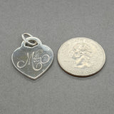 Estate Tiffany & Co. SS Mom Heart Tag Pendant
