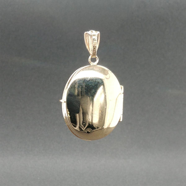 Estate 14K TT Gold Mother & Child Locket Pendant