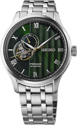 Men's Seiko Watch Presage Automatic Green Dial SSA463