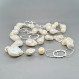 Estate SS FWP Baroque Pearl 44” Necklace