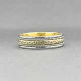 Estate Platinum 18K Braided Ring