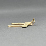 Estate 14K Y Gold Chai Pendant