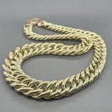 Estate 14K Y Gold Graduated 18” Curb Link Chain