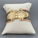 Estate Louis Vuitton Gold Plated “Save it” Bracelet