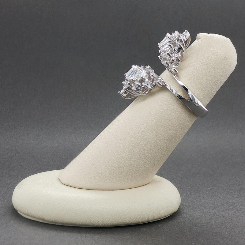 Estate 14K W Gold 1.17ctw Diamond Ring Enhancer