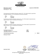 Estate 18K W Gold 4.44ct Tanzanite & 0.31ctw Diamond Pendant