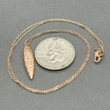 Estate 14K R Gold Drop Pendant