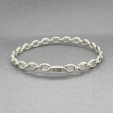 Estate Lagos SS Caviar Link Bangle Bracelet
