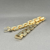 Estate 14K Y Gold Link Bracelet