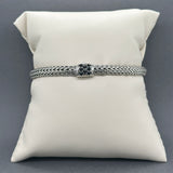 Estate John Hardy SS Sapphire Icon Bracelet