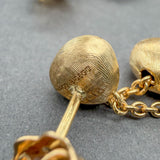 Estate Marco Bicego 18K Y Gold 7.71ctw Multistone Paradise Dangle Earrings
