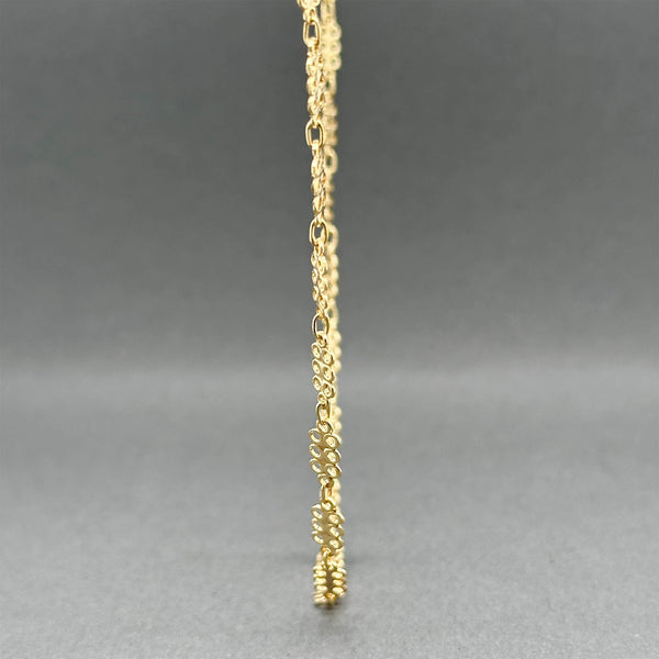 Estate 14K Y Gold 3.76mm 30” Fancy Link Chain