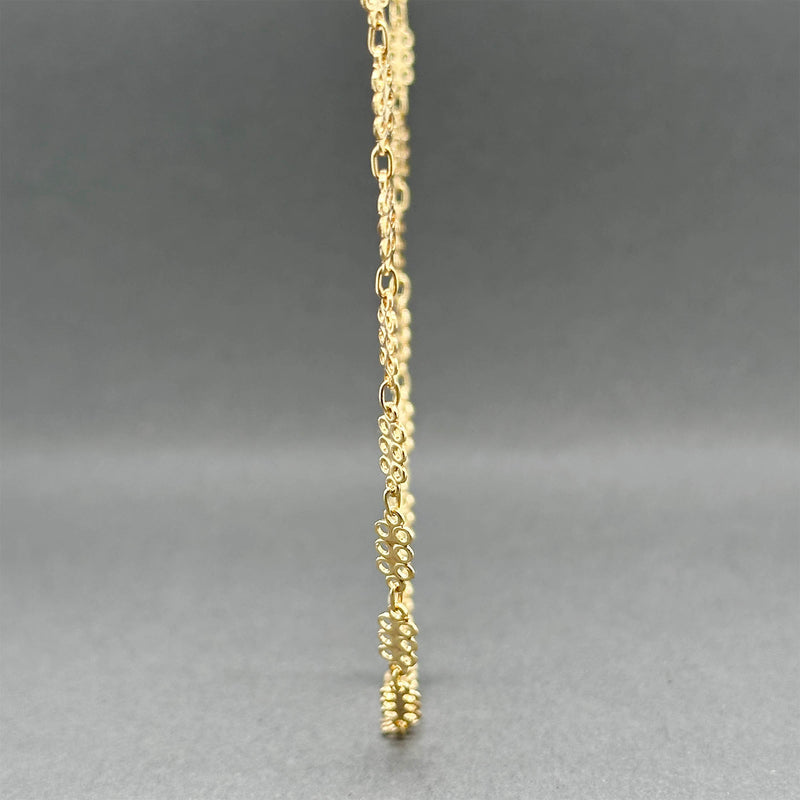 Estate 14K Y Gold 3.76mm 30” Fancy Link Chain