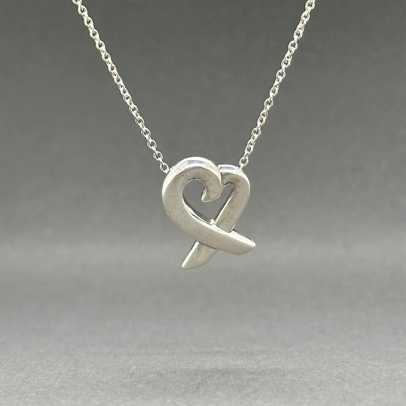 Estate Tiffany & Co. Picasso SS Loving Heart Necklace