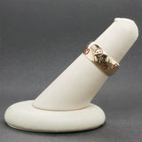 Estate Gucci 18K Y Gold Icon GG Wide Ring