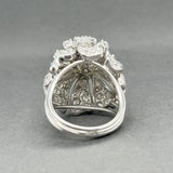 Estate Retro Platinum 7.59ctw D-G/VVS2-VS2 Diamond Cocktail Ring
