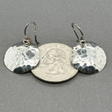 Estate Ippolita SS Classico Hammered Dome Dangle Earrings