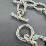 Estate Tiffany & Co. SS Bamboo Curb Bracelet