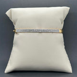 Estate Monica Vinader SS Essential Pave 0.32ctw Diamond Bangle