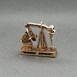 Estate 14K Y Gold Oil Rig Charm